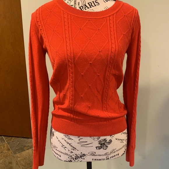 Banana Republic Women’s XS Extra Small Pullover Sweater Orange - Picture 1 of 4